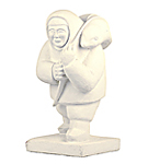 Eskimo Robbe Gasbeton Skulptur